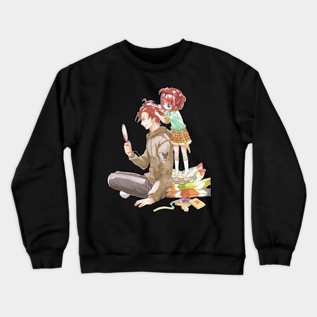 Ange and Battler Crewneck Sweatshirt by KokoroPopShop